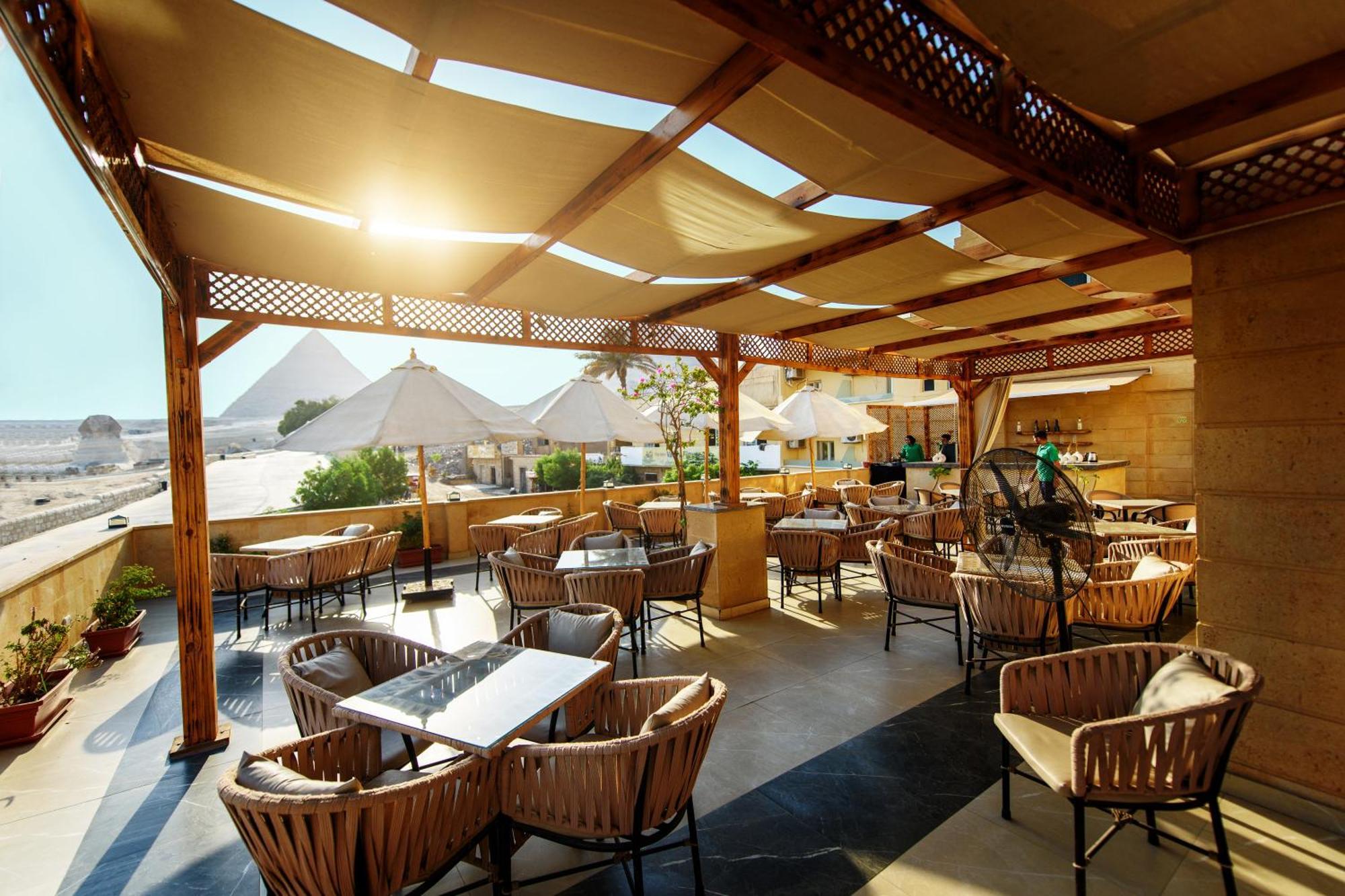 The Gate Hotel Front Pyramids & Sphinx View Kafret el-Gabal 外观 照片
